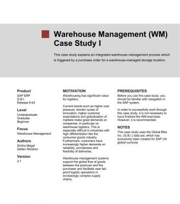 خرید و دانلود نسخه کامل کتاب SAP Warehouse Management Exercises