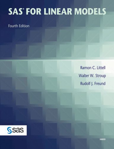 خرید و دانلود نسخه کامل کتاب SAS for Linear Models, Fourth Edition_68793707ae014.jpeg خرید و دانلود نسخه کامل کتاب SAS for Linear Models, Fourth Edition