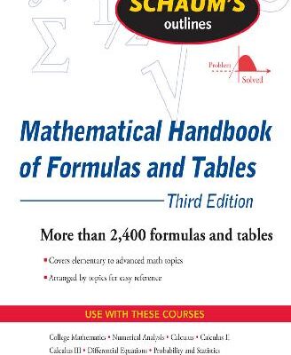 خرید و دانلود نسخه کامل کتاب Schaum’s Mathematical Handbook of Formulas and Tables