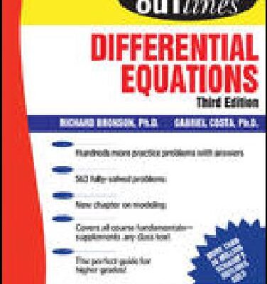 خرید و دانلود نسخه کامل کتاب Schaum’s Outline of Differential Equations