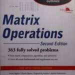 خرید و دانلود نسخه کامل کتاب Schaum’s Outline of Matrix Operations
