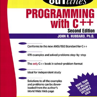 خرید و دانلود نسخه کامل کتاب Schaum’s Outline of Programming With C++