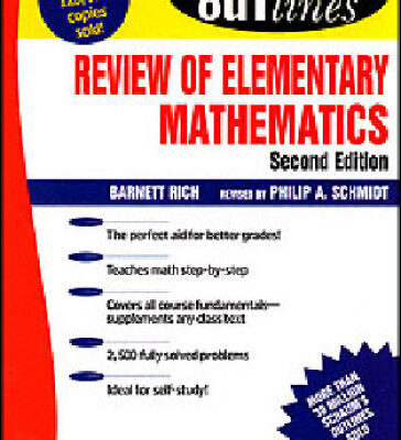 خرید و دانلود نسخه کامل کتاب Schaum’s Outline of Review of Elementary Mathematics