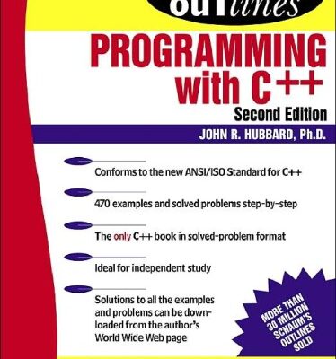 خرید و دانلود نسخه کامل کتاب Schaum’s outline of theory and problems of programming with C++