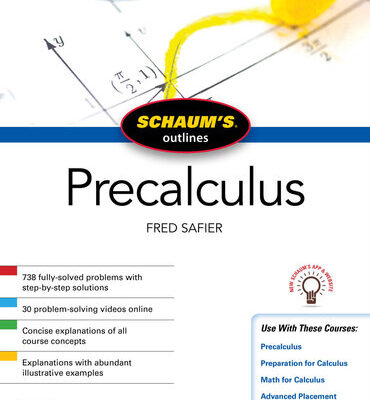 خرید و دانلود نسخه کامل کتاب Schaum’s Outlines: Precalculus