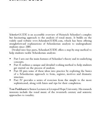 خرید و دانلود نسخه کامل کتاب SchenkerGUIDE: a brief handbook and website for Schenkerian analysis