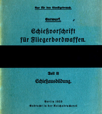 خرید و دانلود نسخه کامل کتاب Schiessvorschrift f#252;r Fliegerbordwaffen Teil 2