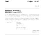 خرید و دانلود نسخه کامل کتاب SCSI RDMA Protocol (SRP r16a)