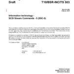 خرید و دانلود نسخه کامل کتاب SCSI Stream Commands – 5 (SSC-5 r04b)