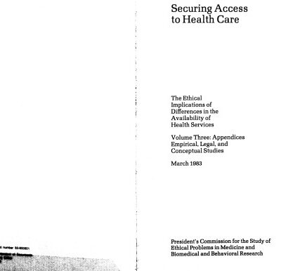 خرید و دانلود نسخه کامل کتاب Securing Access to Health Care Volume 3