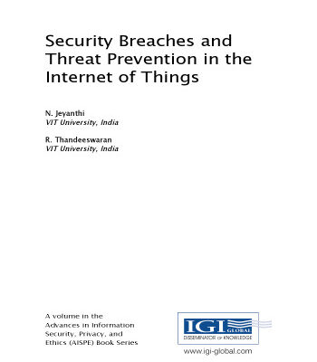 خرید و دانلود نسخه کامل کتاب Security Breaches and Threat Prevention in the Internet of Things