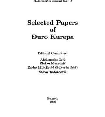 خرید و دانلود نسخه کامل کتاب Selected papers