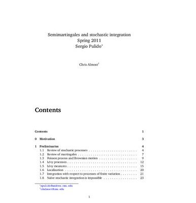 خرید و دانلود نسخه کامل کتاب Semimartingales and stochastic integration