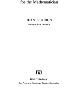 خرید و دانلود نسخه کامل کتاب Set theory for the mathematician