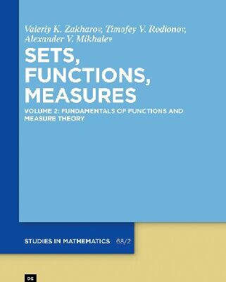 خرید و دانلود نسخه کامل کتاب Sets, Functions, Measures