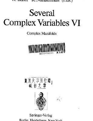 خرید و دانلود نسخه کامل کتاب Several complex variables 06: complex manifolds