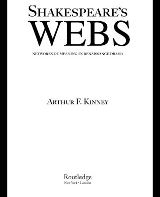 خرید و دانلود نسخه کامل کتاب Shakespeare’s Webs: Networks of Meaning in Renaissance Drama