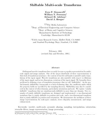 خرید و دانلود نسخه کامل کتاب Shiftable Multi-scale Transforms