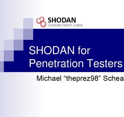 خرید و دانلود نسخه کامل کتاب SHODAN for Penetration Testers