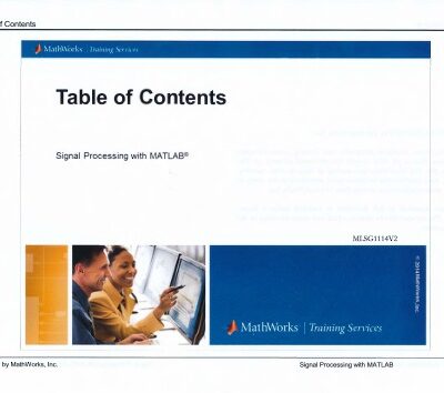 خرید و دانلود نسخه کامل کتاب Signal Processing with MATLAB