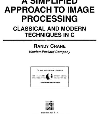خرید و دانلود نسخه کامل کتاب Simplified approach to image processing in C