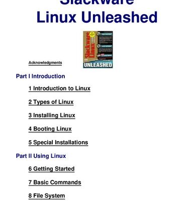 خرید و دانلود نسخه کامل کتاب Slackware Linux Unleashed