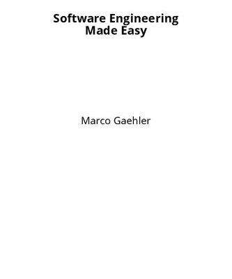 خرید و دانلود نسخه کامل کتاب Software Engineering Made Easy