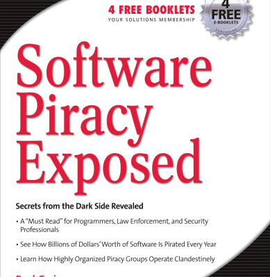 خرید و دانلود نسخه کامل کتاب Software piracy exposed