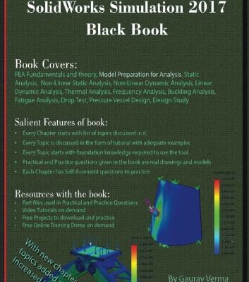 خرید و دانلود نسخه کامل کتاب SolidWorks Simulation 2017 Black Book