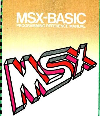 خرید و دانلود نسخه کامل کتاب Sony MSX-BASIC Programming Reference Manual