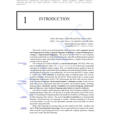 خرید و دانلود نسخه کامل کتاب Speech and Language Processing: An Introduction to Natural Language Processing, Computational Linguistics, and Speech Recognition