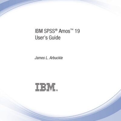 خرید و دانلود نسخه کامل کتاب SPSS Amos 19.0 User’s Guide