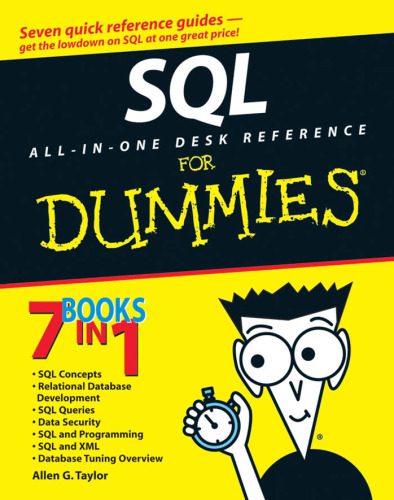 خرید و دانلود نسخه کامل کتاب SQL all-in-one desk reference for dummies_6866edfb0dcc6.jpeg خرید و دانلود نسخه کامل کتاب SQL all-in-one desk reference for dummies