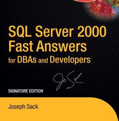 خرید و دانلود نسخه کامل کتاب SQL Server 2000 Fast Answers for DBAs and Developers
