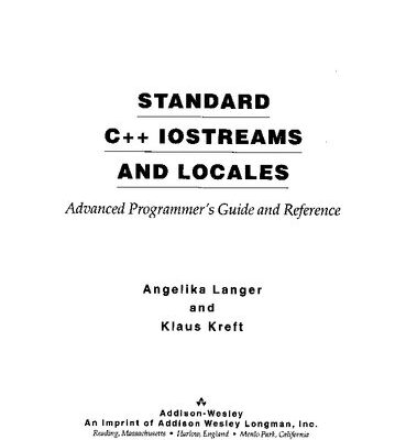 خرید و دانلود نسخه کامل کتاب Standard C++ IOStreams and locales: advanced programmer’s guide and reference