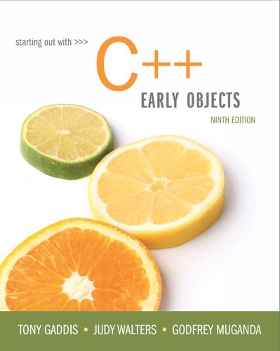 خرید و دانلود نسخه کامل کتاب Starting Out with C++: Early Objects