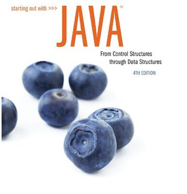 خرید و دانلود نسخه کامل کتاب Starting Out With Java From Control Structures through Data Structures 4th Ed