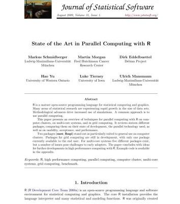خرید و دانلود نسخه کامل کتاب State of the Art in Parallel Computing with R + Code