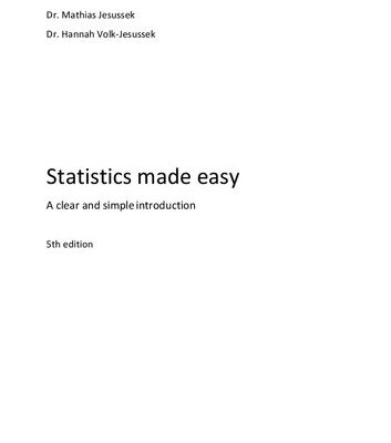 خرید و دانلود نسخه کامل کتاب Statistics made easy 5th Edition