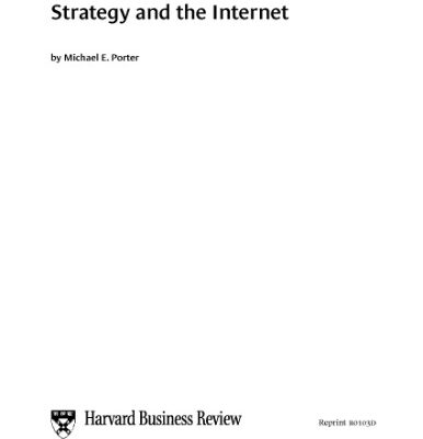 خرید و دانلود نسخه کامل کتاب Strategy and the Internet
