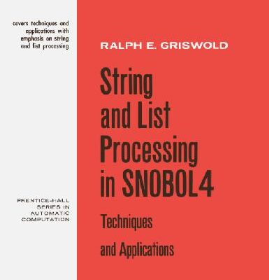 خرید و دانلود نسخه کامل کتاب String and list processing in SNOBOL4; techniques and applications