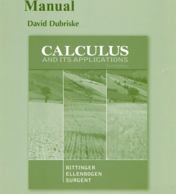 خرید و دانلود نسخه کامل کتاب Student’s Solutions Manual for Calculus and Its Applications, Tenth Edition