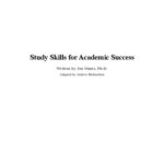 خرید و دانلود نسخه کامل کتاب Study Skills for Academic Success