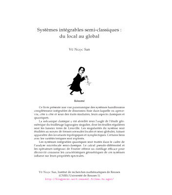 خرید و دانلود نسخه کامل کتاب Systemes Integrables Semi-Classiques