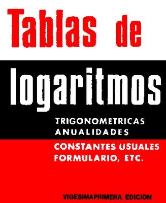 خرید و دانلود نسخه کامل کتاب Tablas de Logaritmos