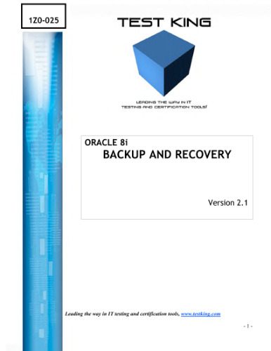 خرید و دانلود نسخه کامل کتاب Test King Oracle 1Z0-025 Exam Q&A v2 1_68678fec619bf.jpeg خرید و دانلود نسخه کامل کتاب Test King Oracle 1Z0-025 Exam Q&A v2 1