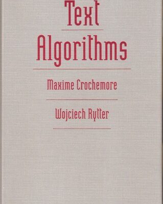 خرید و دانلود نسخه کامل کتاب Text Algorithms