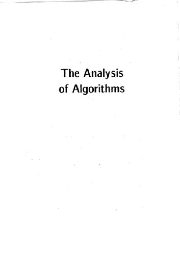 خرید و دانلود نسخه کامل کتاب The Analysis of Algorithms_686576b16f642.jpeg خرید و دانلود نسخه کامل کتاب The Analysis of Algorithms