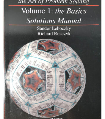 خرید و دانلود نسخه کامل کتاب The Art of Problem Solving Volume 1; The Basics Solutions Manual