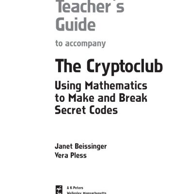خرید و دانلود نسخه کامل کتاب The Cryptoclub Teachers Guide